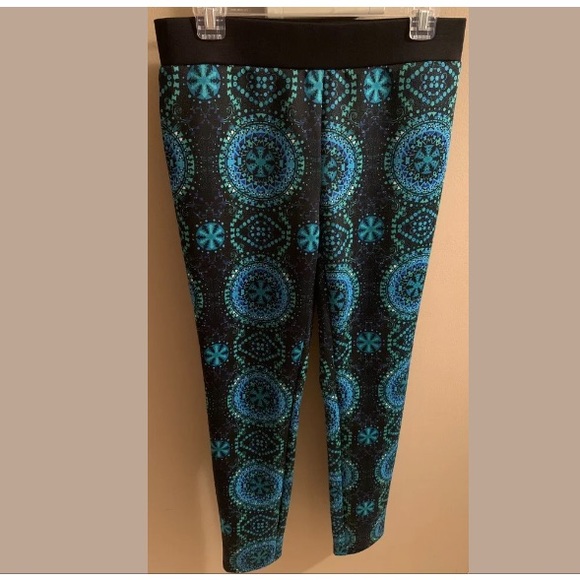 joe benbasset Pull-on pants Size XL, Blue Pattern - Picture 1 of 3